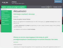 Tablet Screenshot of otwock.edu.com.pl