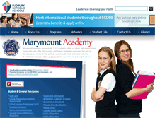 Tablet Screenshot of marymount.scdsb.edu.on.ca
