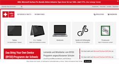 Desktop Screenshot of edu.ch