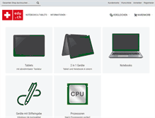 Tablet Screenshot of edu.ch