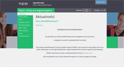 Desktop Screenshot of malopolska.edu.com.pl