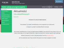 Tablet Screenshot of malopolska.edu.com.pl