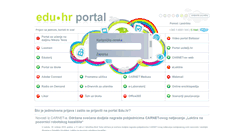 Desktop Screenshot of edu.hr