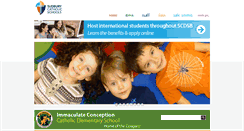 Desktop Screenshot of immaculate.scdsb.edu.on.ca