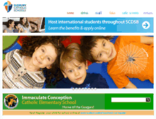 Tablet Screenshot of immaculate.scdsb.edu.on.ca